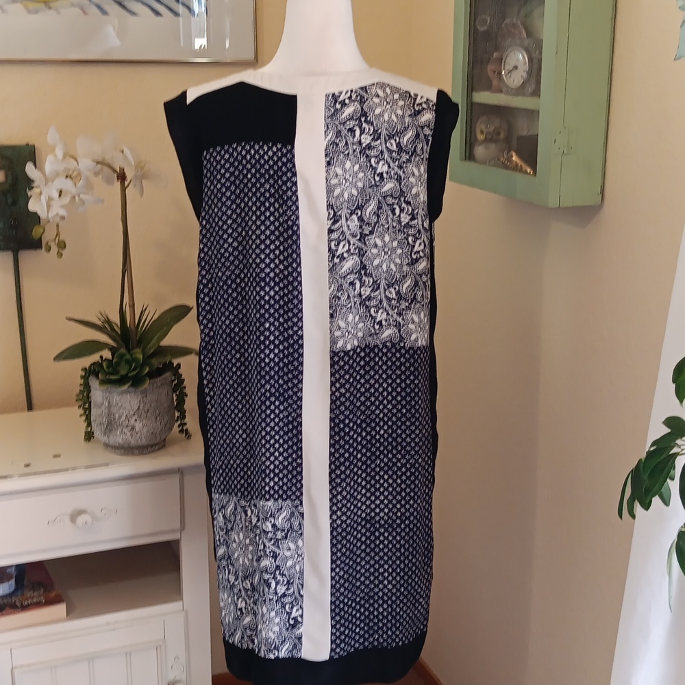 Rebecca Taylor Patchwork Shift. Colorblock. - image 8